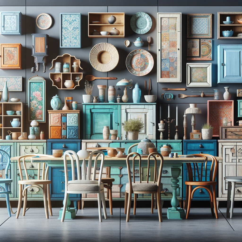 Styl eklektyczny w malowanych meblach – jak łączyć różne style?