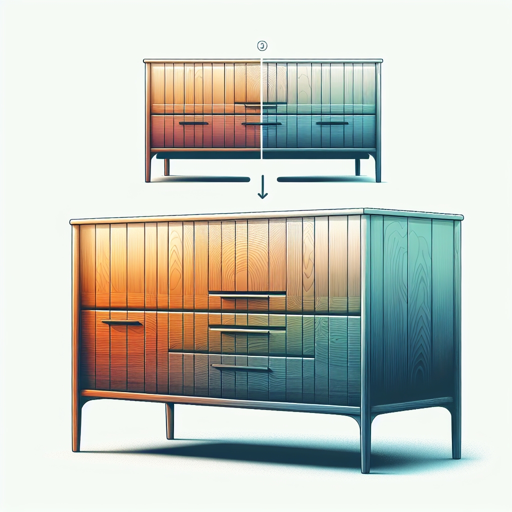 Krok po kroku: Malowanie mebli techniką ombre