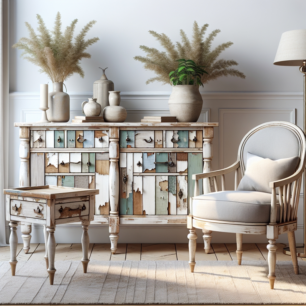 Jak uzyskać efekt przetarcia na malowanych meblach?