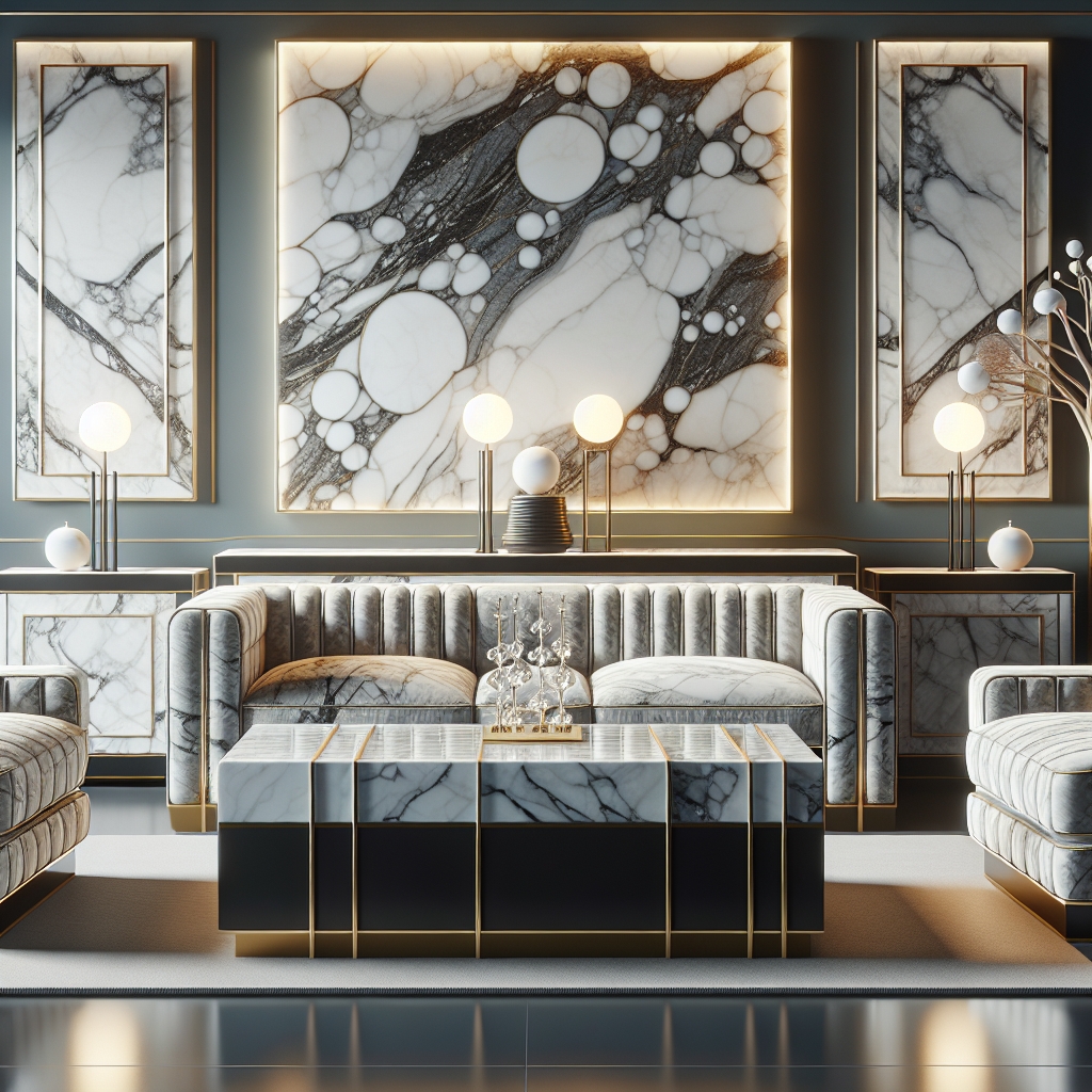 Efekt marmuru na meblach – jak uzyskać luksusowy wygląd?