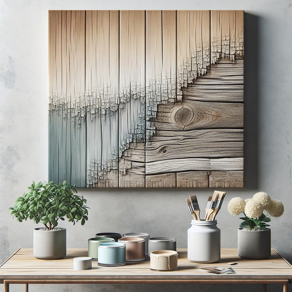 Efekt postarzanego drewna – jak go uzyskać za pomocą farby?