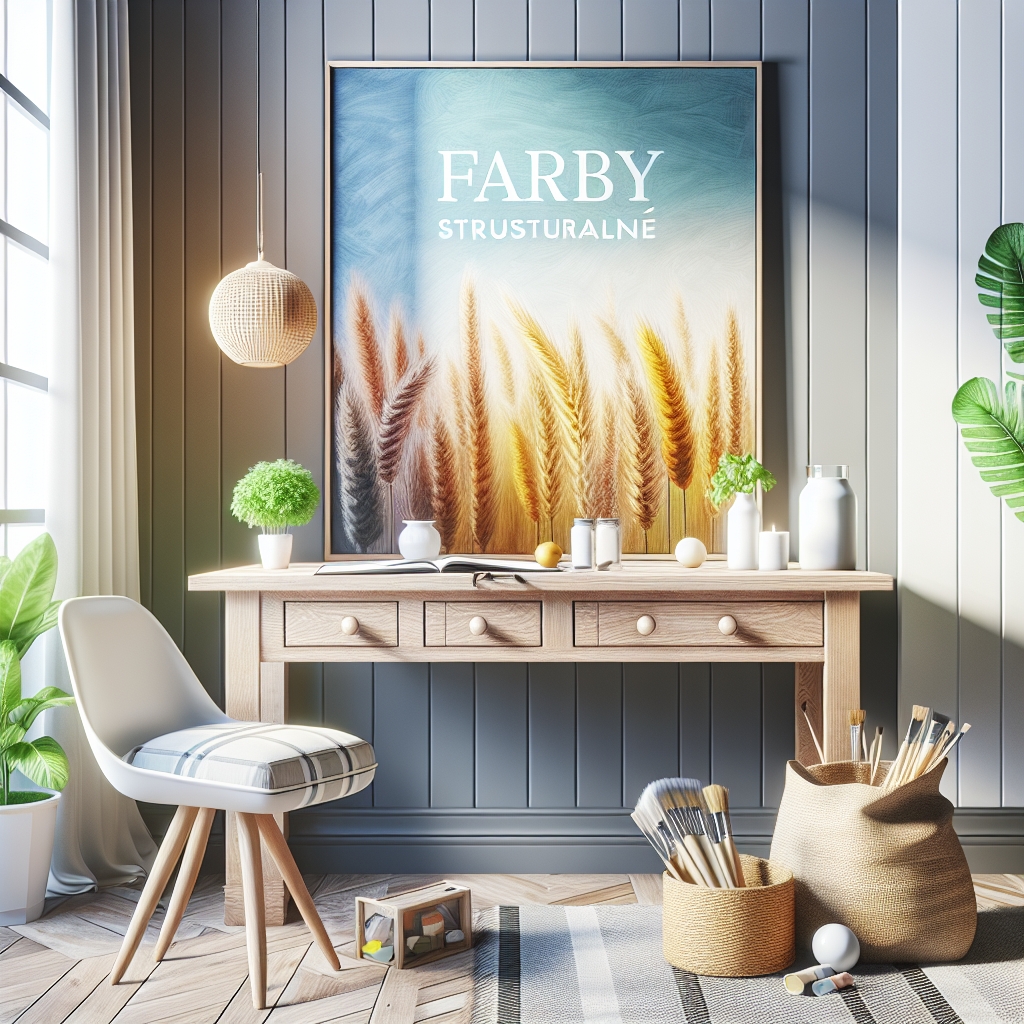 Farby strukturalne – jak uzyskać teksturę na malowanych meblach?