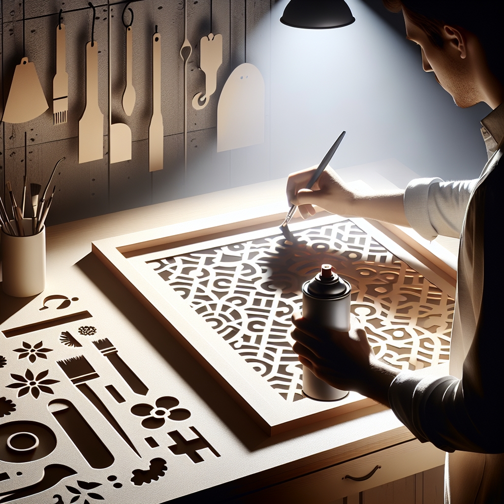 Stenciling – jak tworzyć wzory za pomocą szablonów?