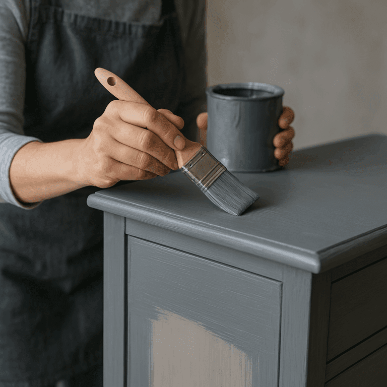 Jak malować meble w chłodnych odcieniach szarości