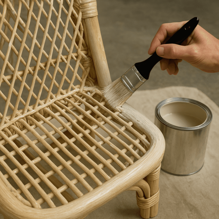 Jak malować meble z wikliny lub rattanu